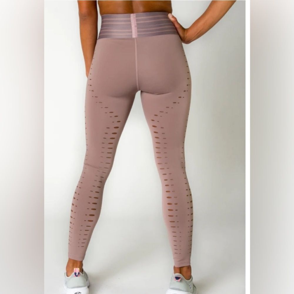 NWT Beloforte Lenox Leggings Dusty Rose size M - Picture 3 of 14